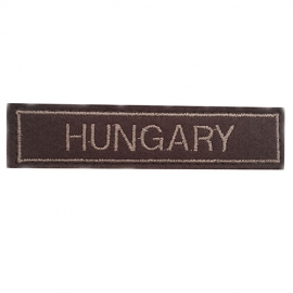 Hungary felvarró, barna